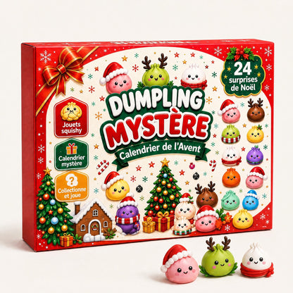 Calendrier de l'Avent Squishy, 24 surprises de Noël
