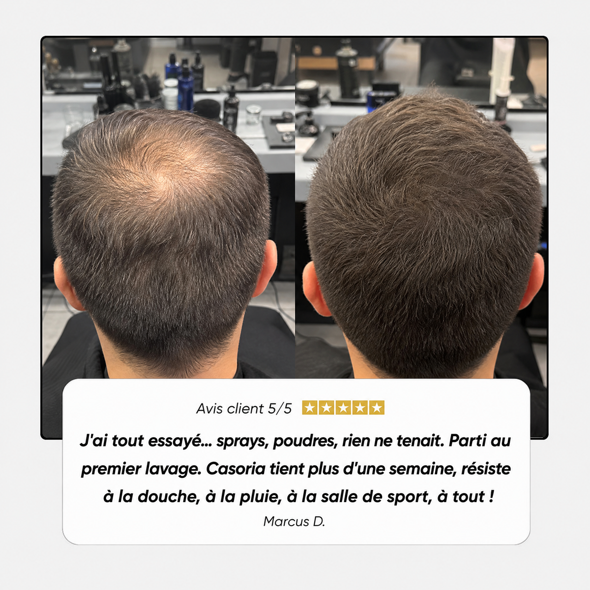 Avant/après et avis client