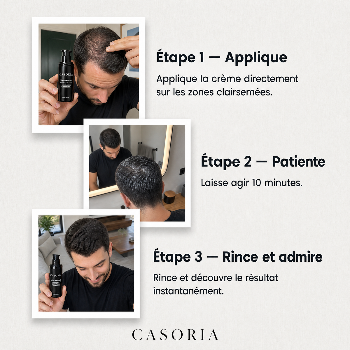 Application en 3 étapes
