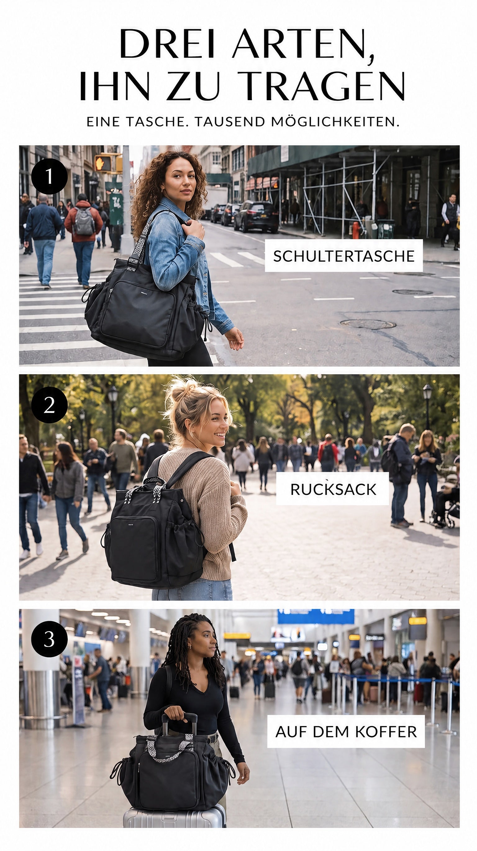 Sac de Voyage 3-en-1