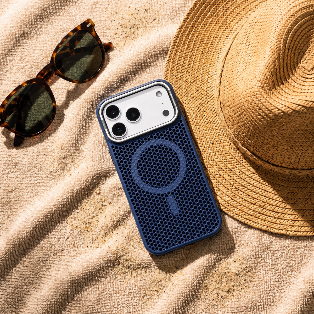 Bleu Nuit a la plage