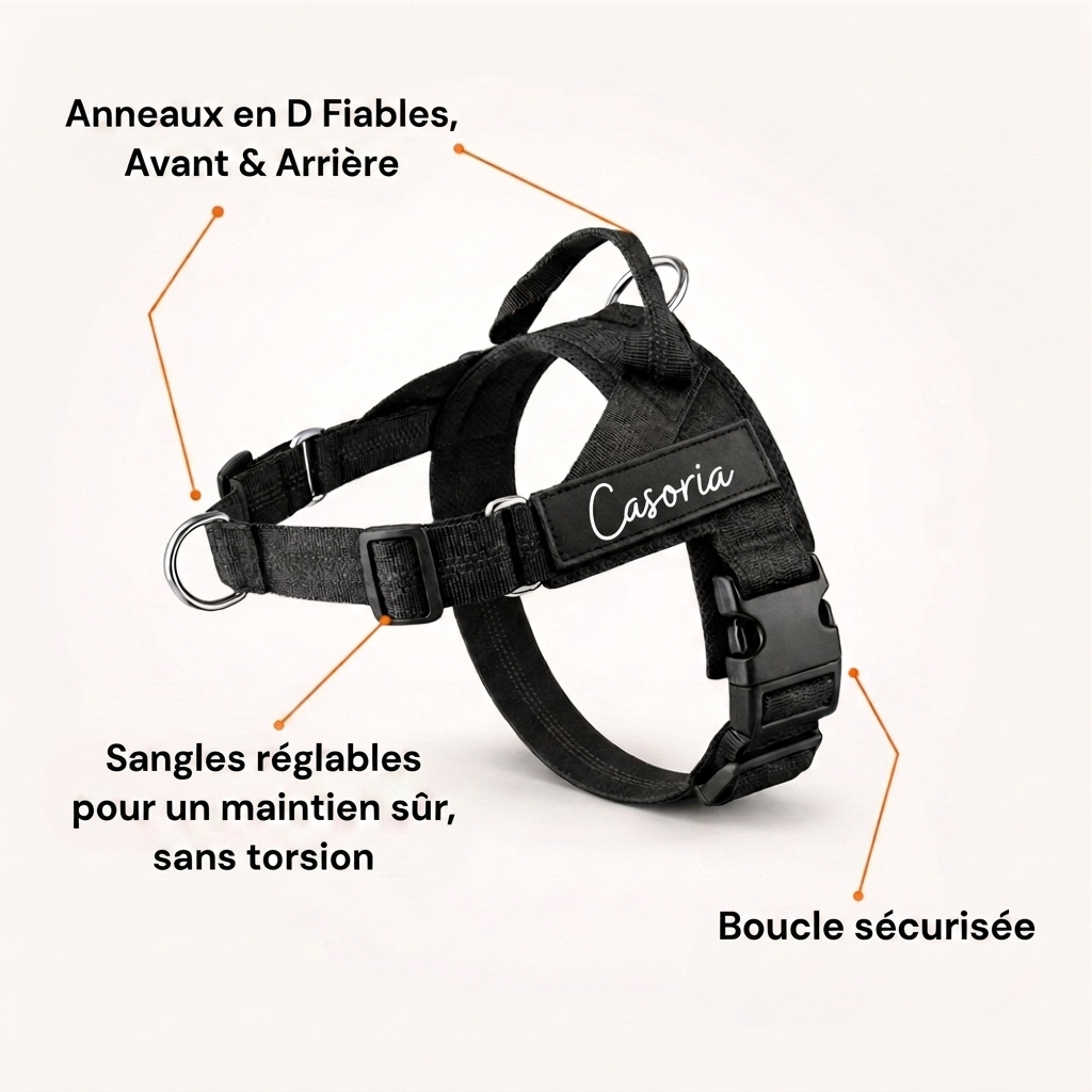 Casoria — Harnais Anti-Traction pour Chien