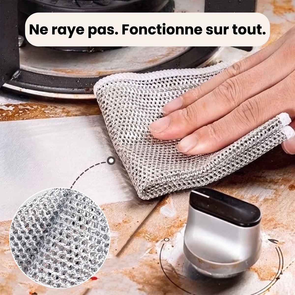 Lustra - ne raye pas, fonctionne sur tout
