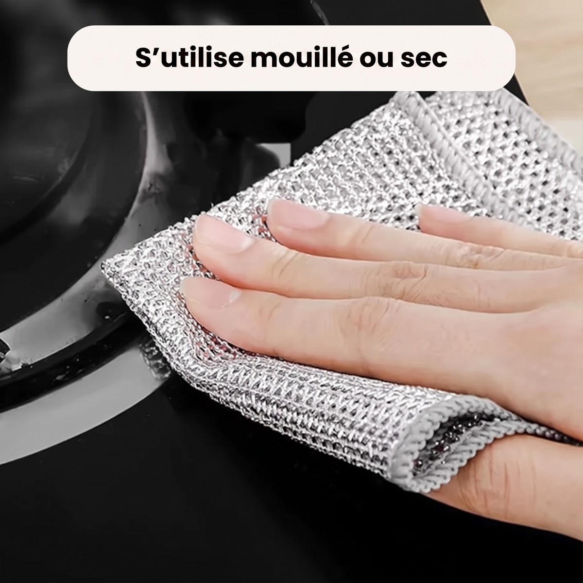 Lustra - s utilise mouille ou sec