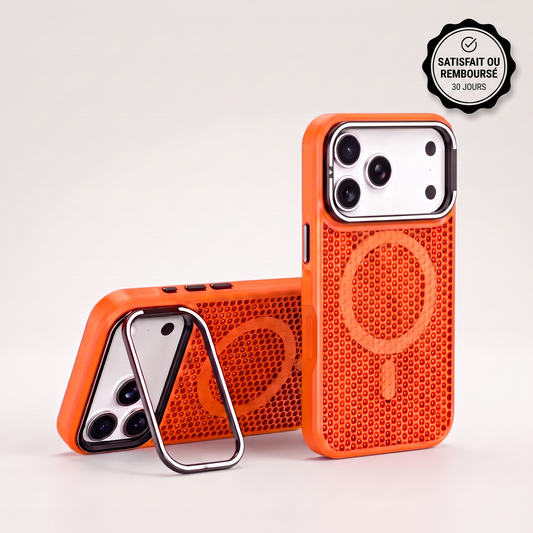 Coque Respirante Anti-Surchauffe - Mandarine
