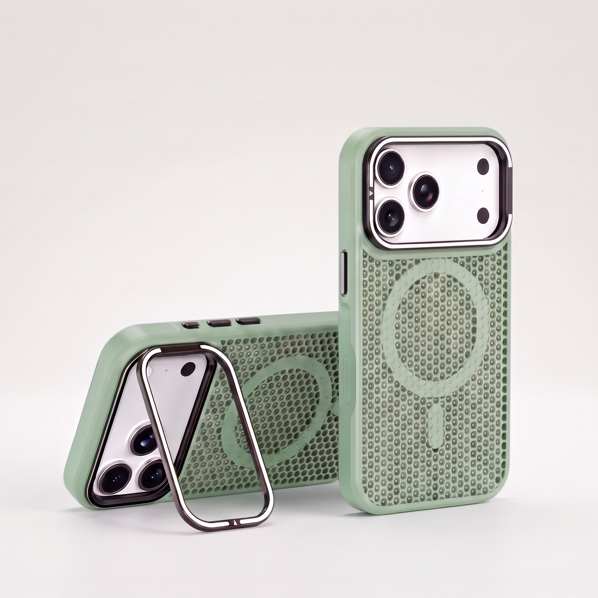Coque Respirante Anti-Surchauffe - Vert Sauge