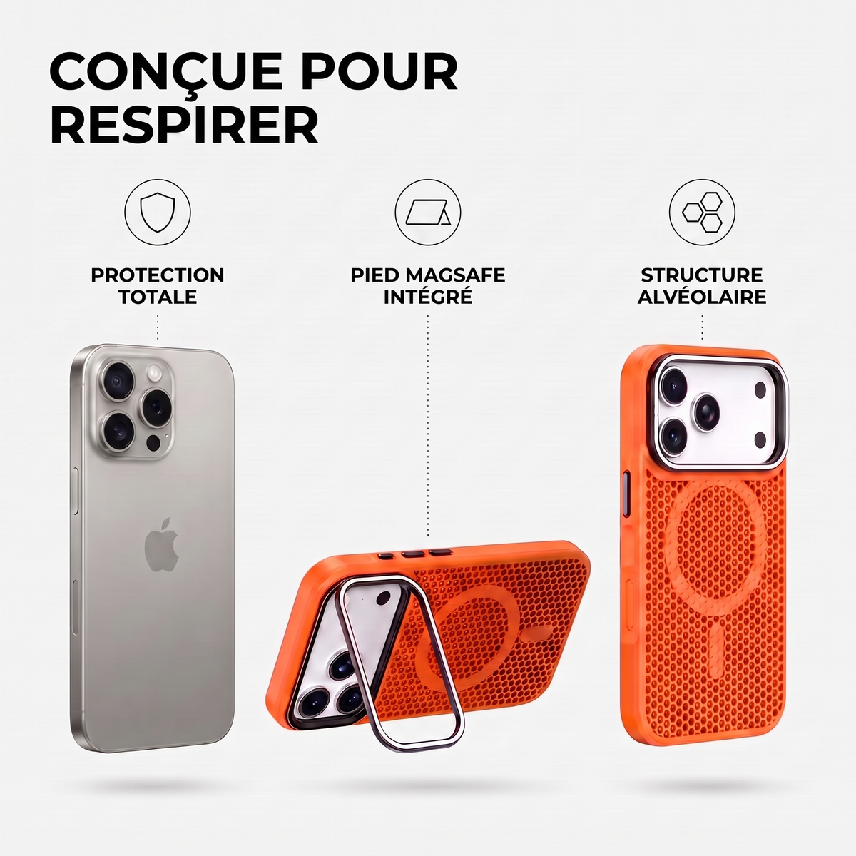 Concue pour respirer